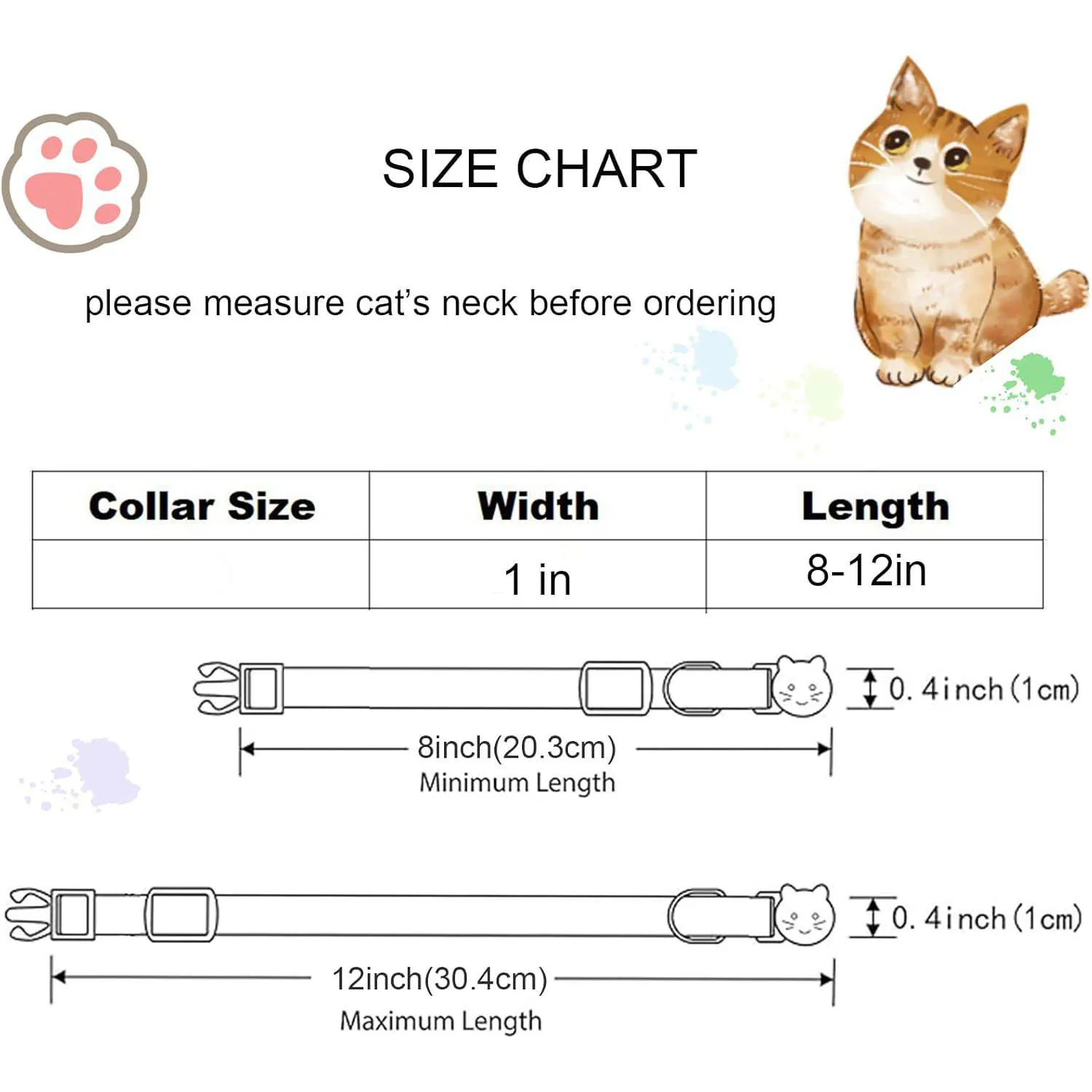 Collares Bobo Rainbow Para Gato Tiburón y Dinosaurio Ajustables x2 7