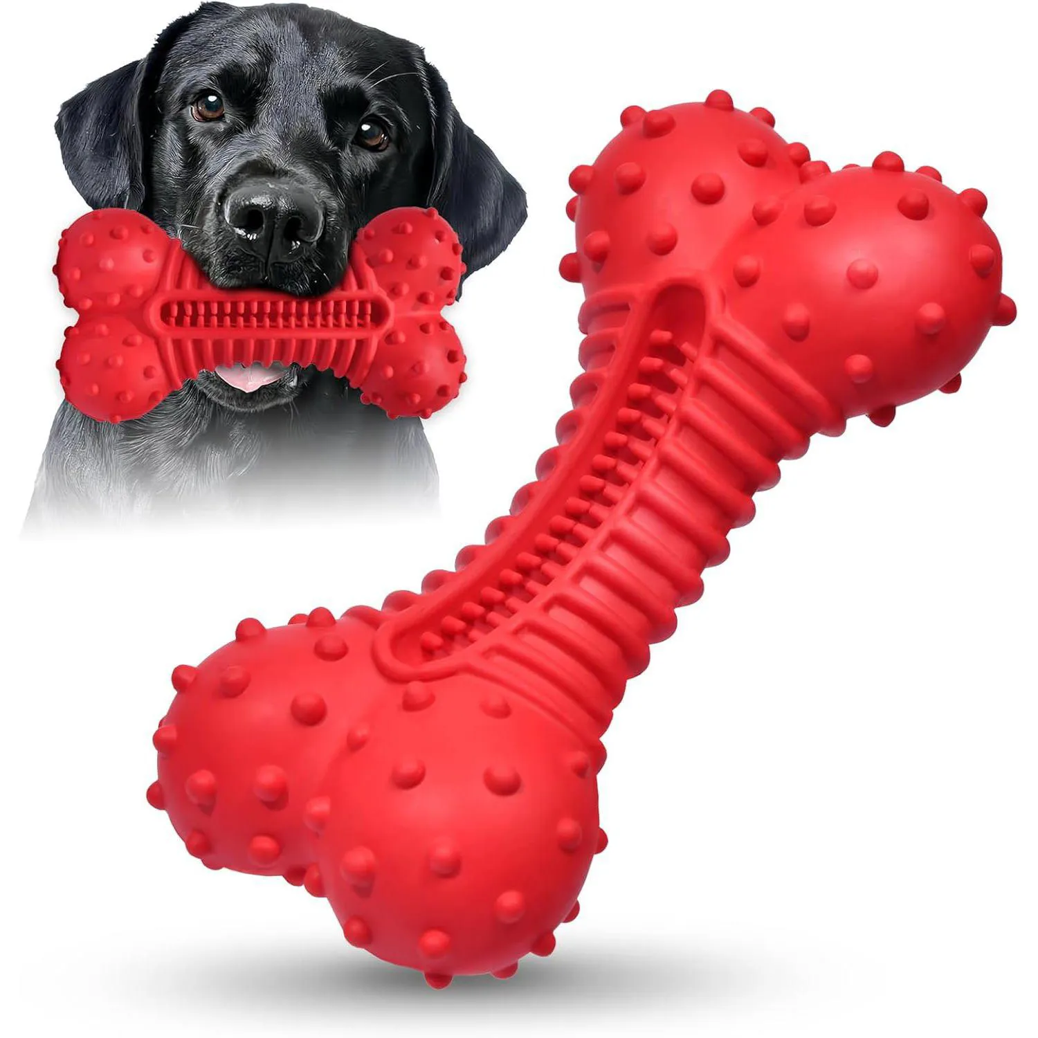 Juguete Resistente Con Sabor A Tocino Para Perros Masticadores Agresivos