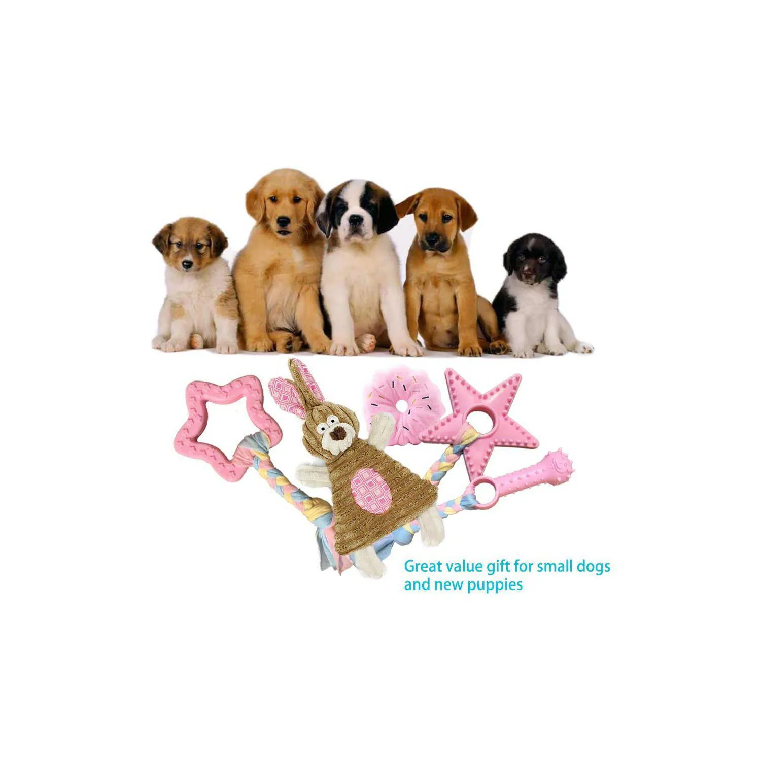 Juguetes Para Cachorros Que Calman La Dentición Y Estimulan El Juego 6