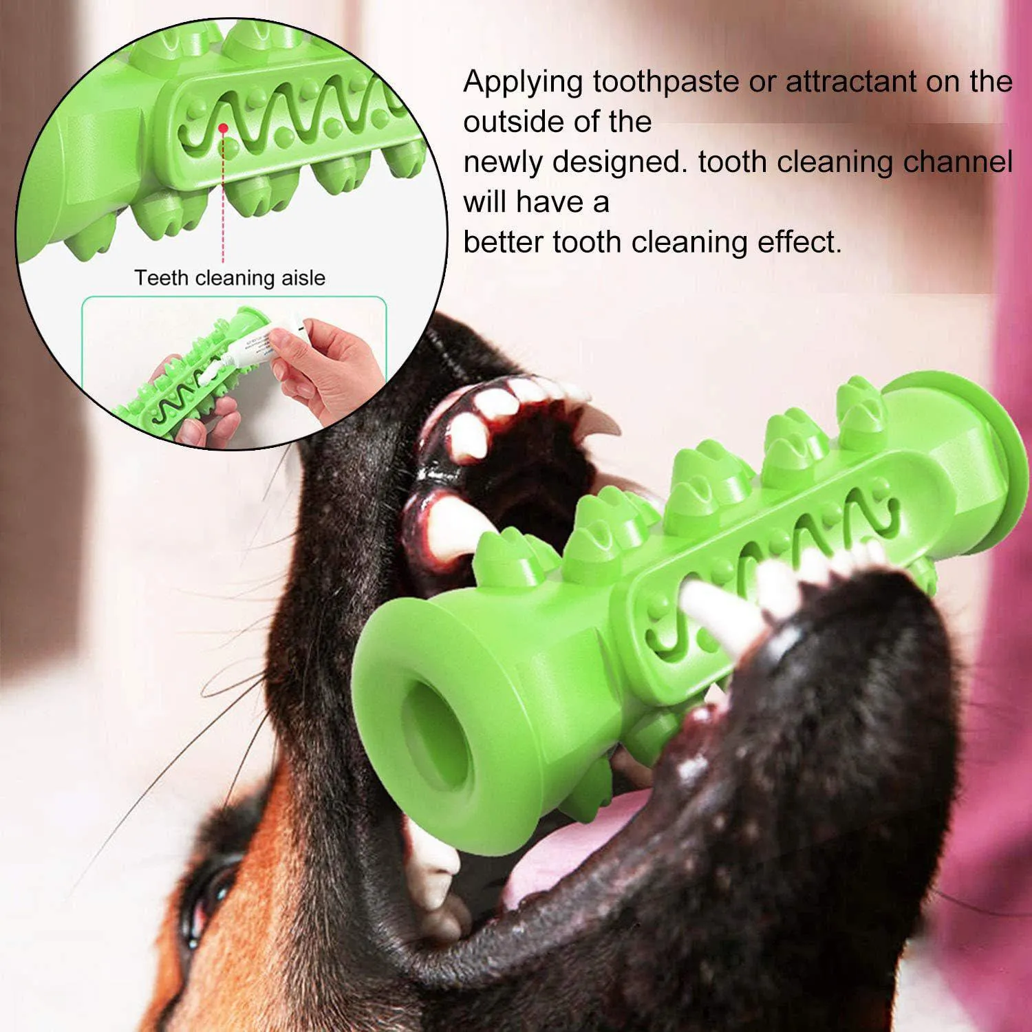 Juguete Masticable Para Perros Con Limpieza Dental Y Alta Resistencia 3