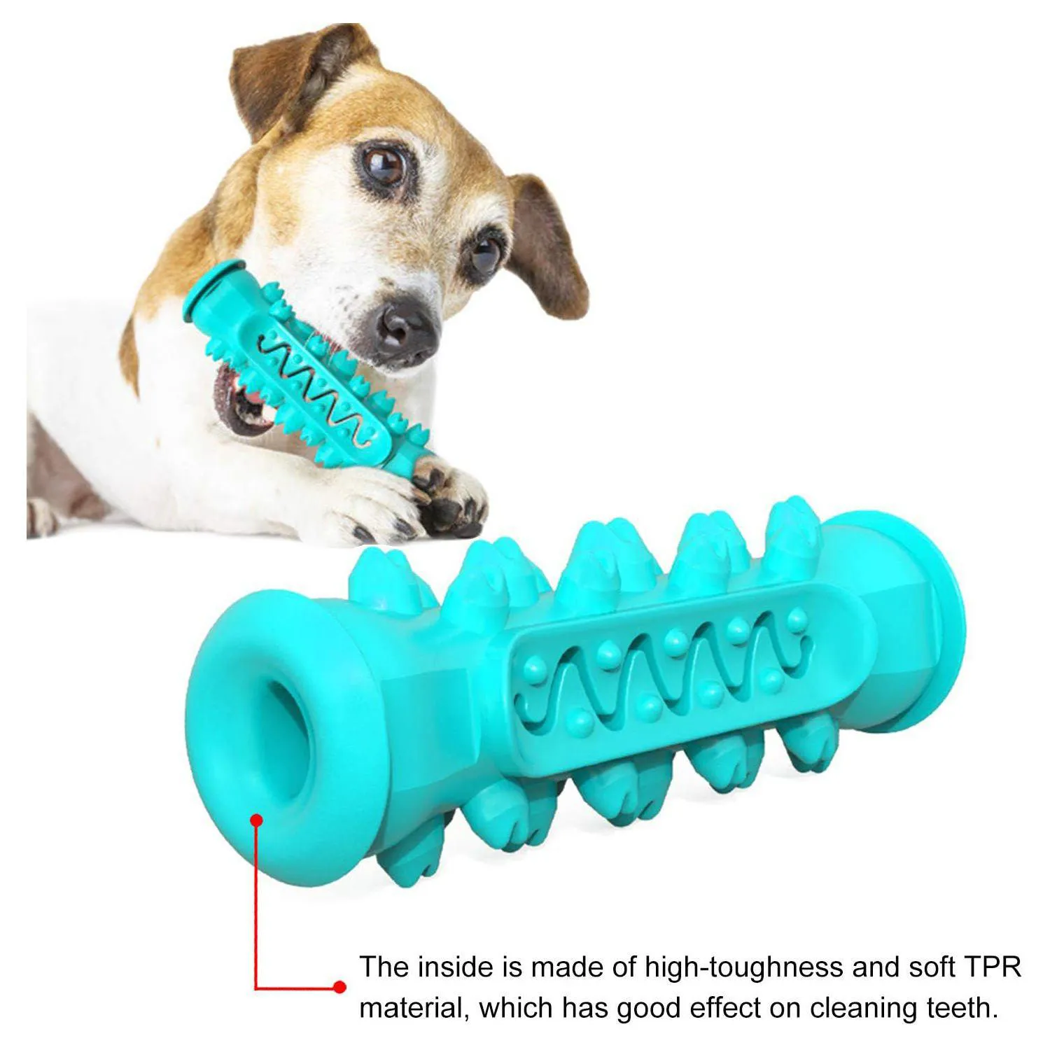 Juguete Masticable Para Perros Con Limpieza Dental Y Alta Resistencia 4