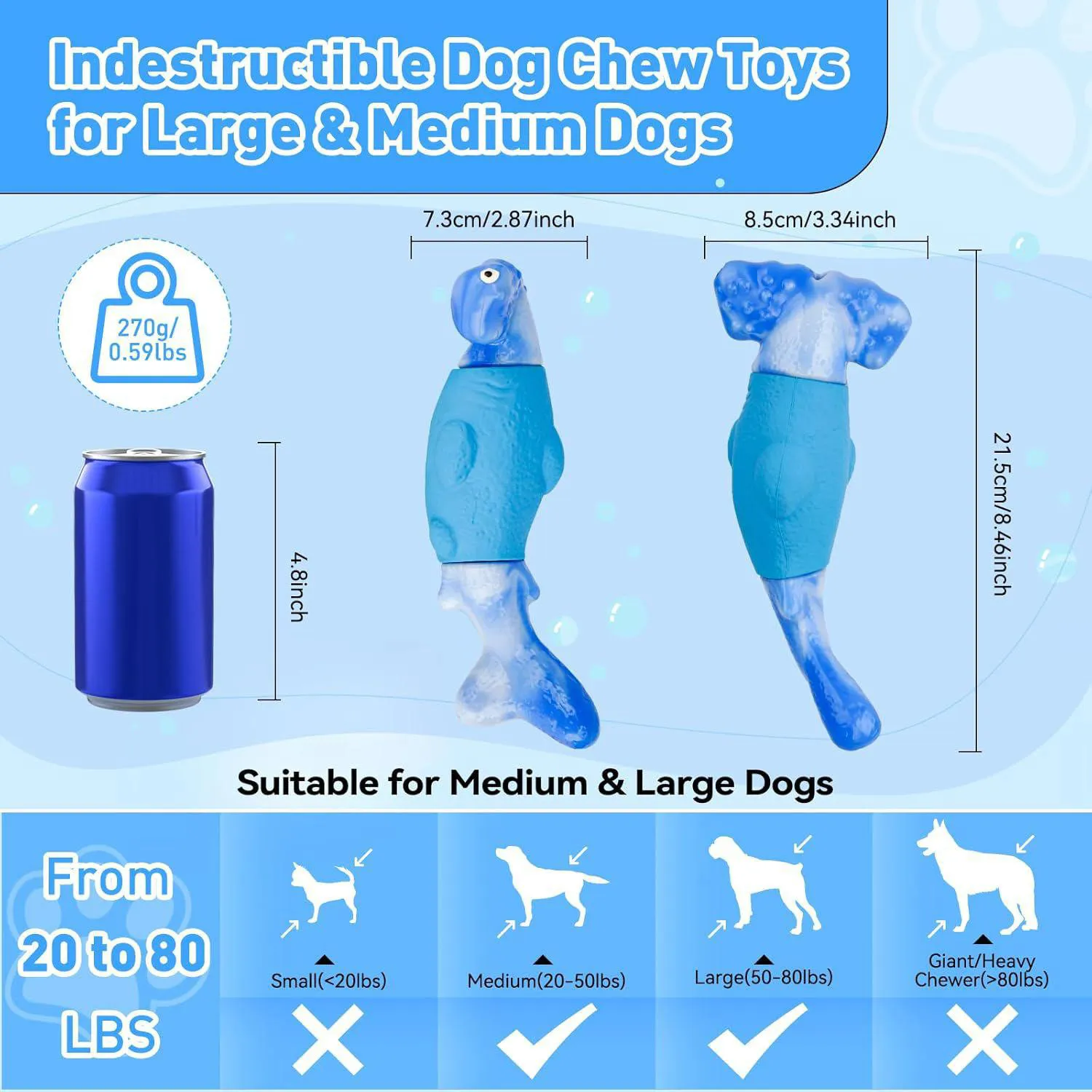 Juguete Para Perros Con Diseño De Tiburón Martillo Resistente E Interactivo