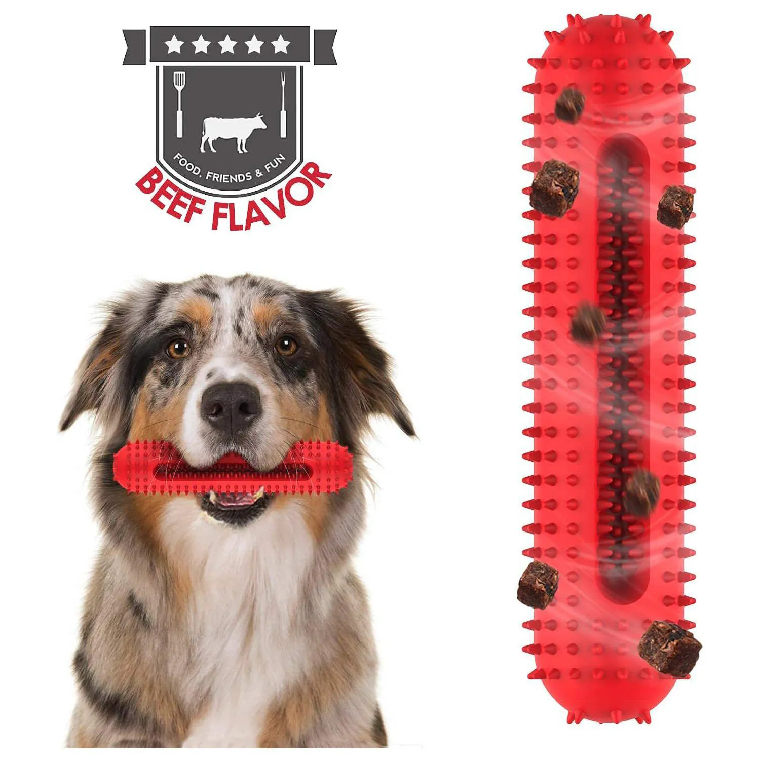 Juguete Chirriante Para Perros Con Limpieza Dental Y Alta Resistencia 7