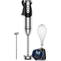 Batidora MegaWise Pro 3 en 1 Titanio Potente con 12 Velocidades