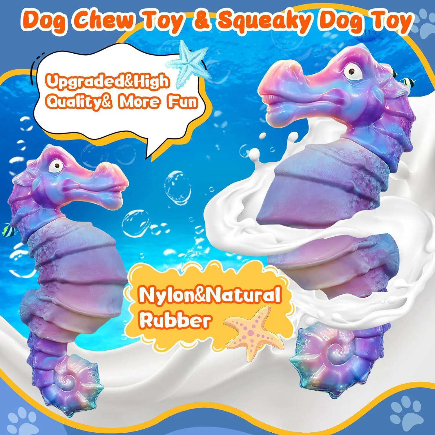 Juguete Masticable Chirriante Para Perros Grandes Con Aroma A Leche