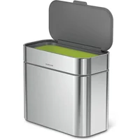 Contenedor de Compostaje de Acero Inoxidable para Cocina con Tapa Antiodor