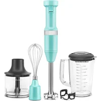 Batidora de Mano Variable KitchenAid Con Accesorios Color Blanco 20 Cm 8 Oz 1.5 L 220V