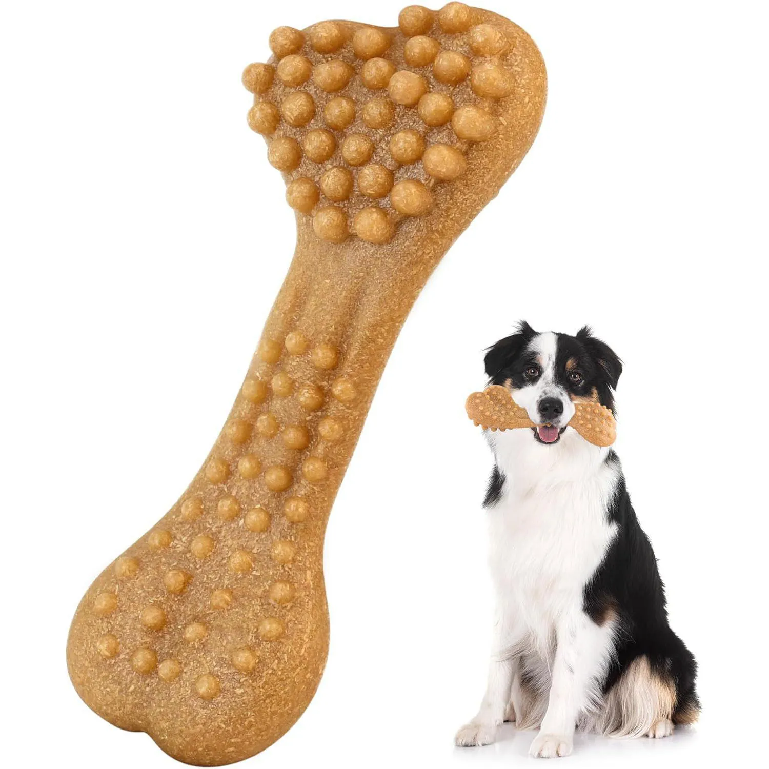 Juguete Resistente Para Perros Masticadores Agresivos Con Limpieza Dental