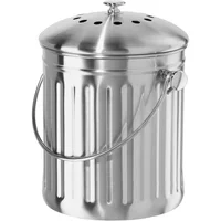 Contenedor de Compostaje de Acero Inoxidable para Cocina con Filtro Antiodor