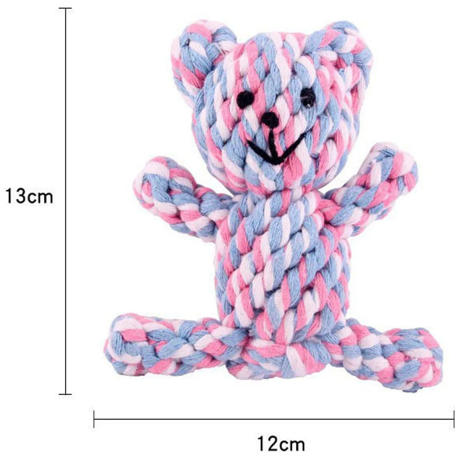 Juguete De Cuerda Para Cachorros Con Diseño De Oso Para Dentición Segura 8