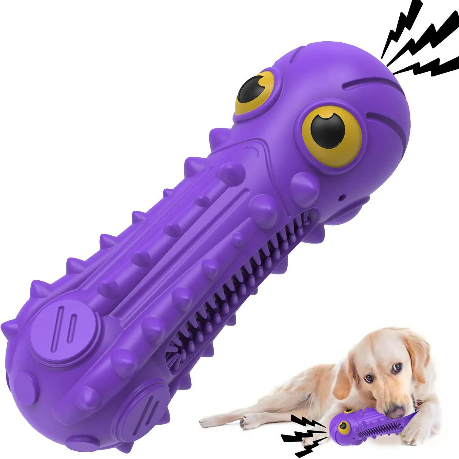 Juguete Chirriante Para Perros Grandes Con Goma Natural Resistente Y Seguro
