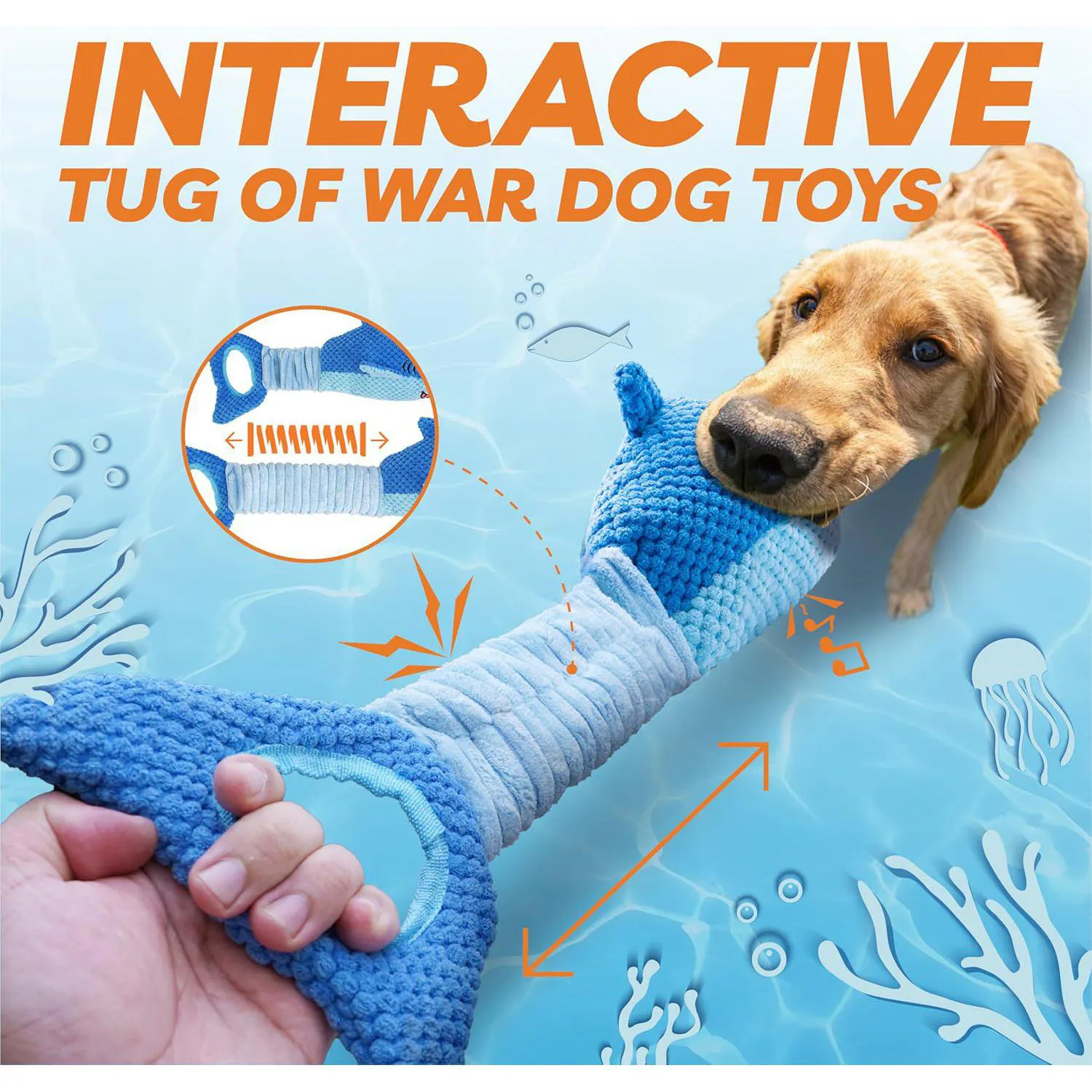 Juguete De Peluche Para Perros Grandes Que Resiste Mordidas Y Estimula El Juego