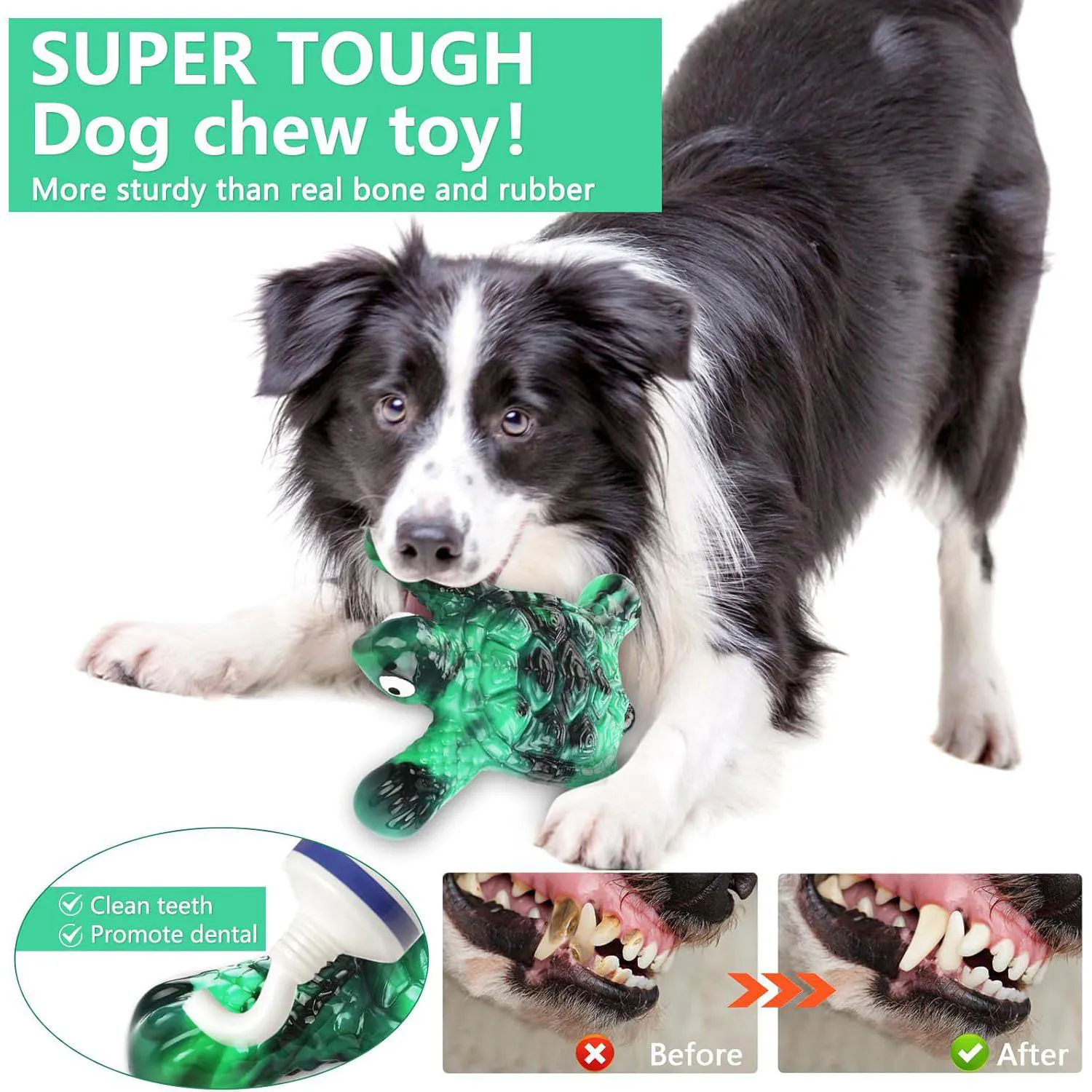 Hueso Masticable Para Perros De Nailon Resistente Con Sabor A Tocino Real 5