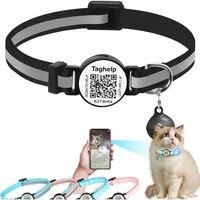 Collar Gato Taghelp Reflectante con QR Inteligente y Campana Ajustable