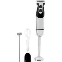 Batidora de Inmersión MegaWise Titanium 3 en 1 12 Velocidades Color Plata