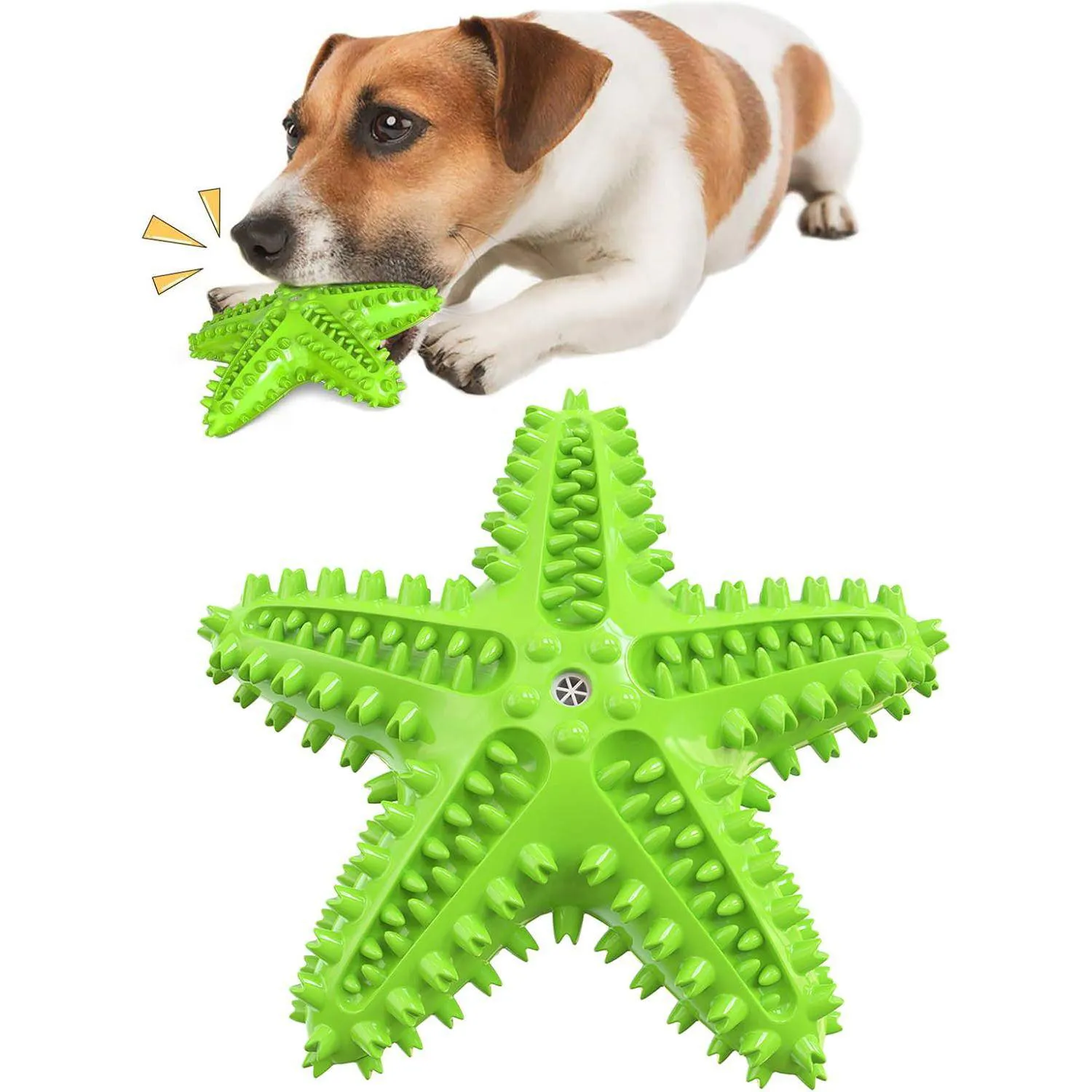 Juguete Interactivo Para Perros Masticadores Agresivos Con Limpieza Dental