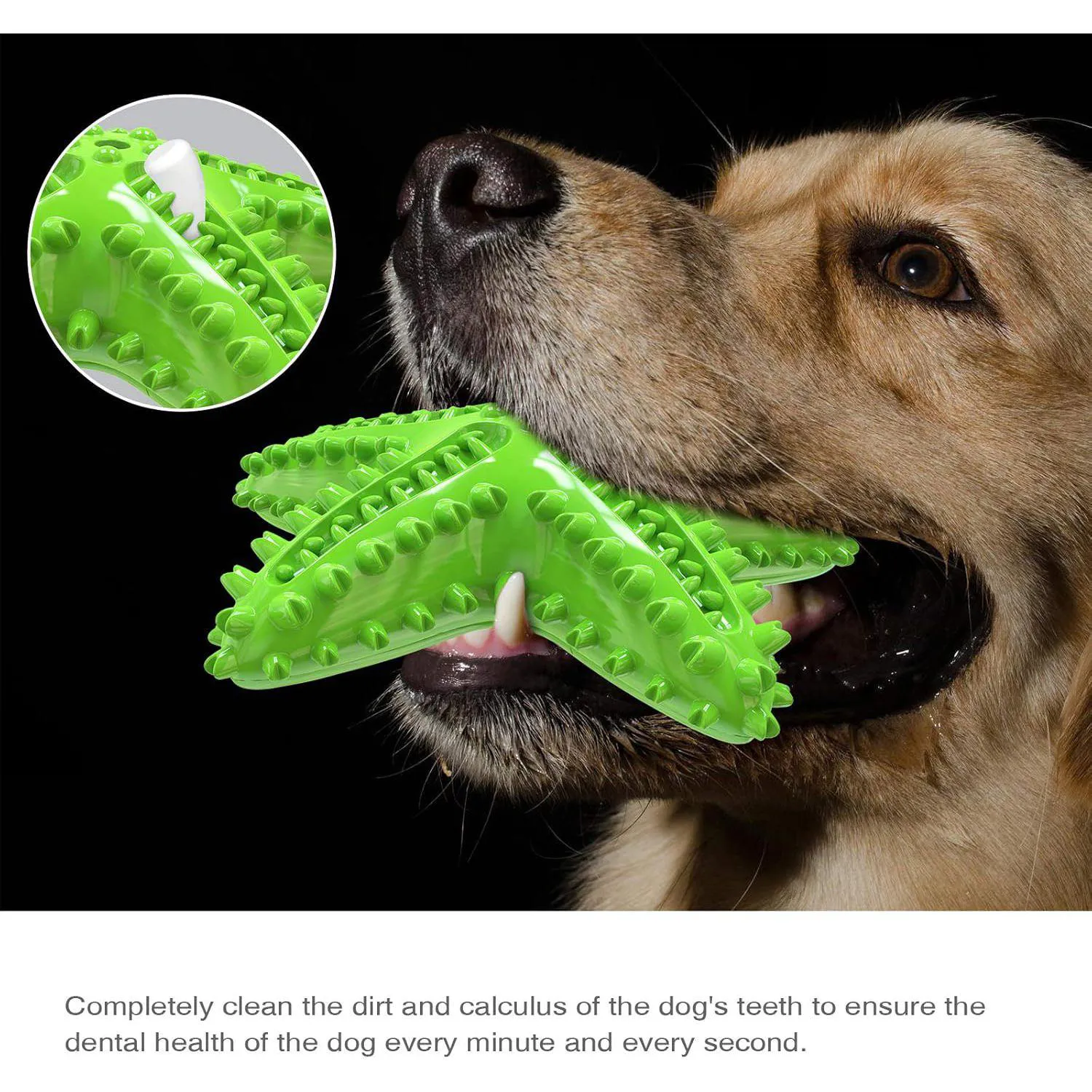 Juguete Interactivo Para Perros Masticadores Agresivos Con Limpieza Dental 5
