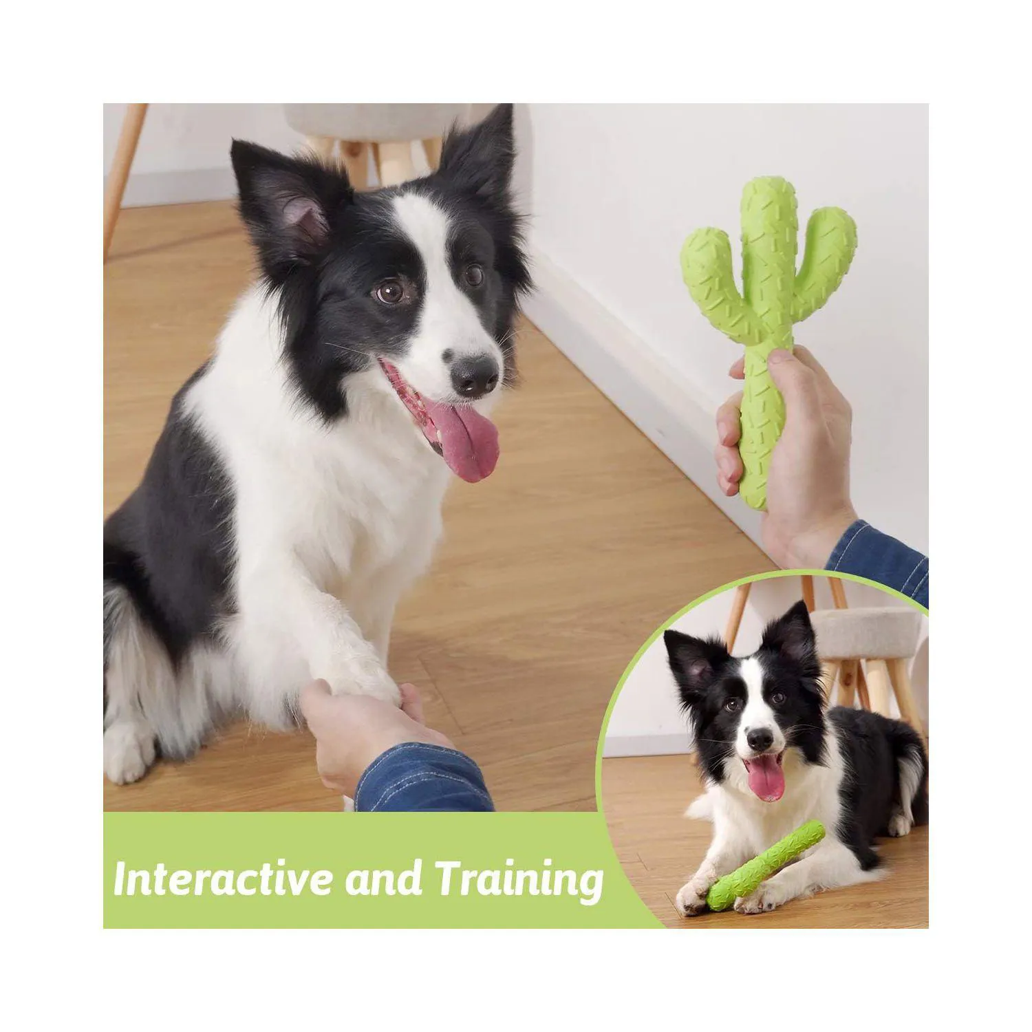 Juguete Masticable Con Forma De Cactus Para Perros Con Sabor A Leche 4