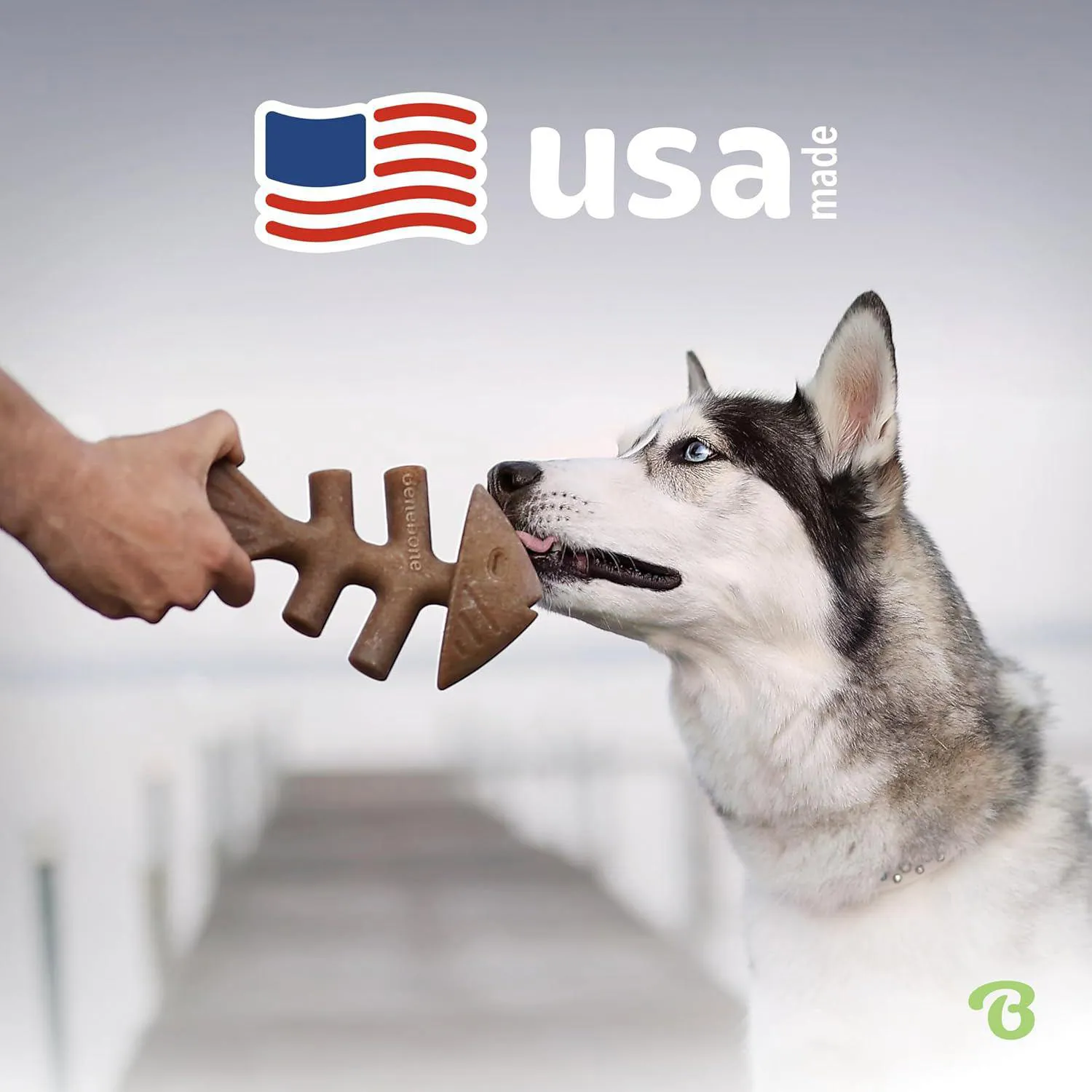 Juguete Masticable Para Perros Con Sabor A Pescado Resistente Y Duradero 5
