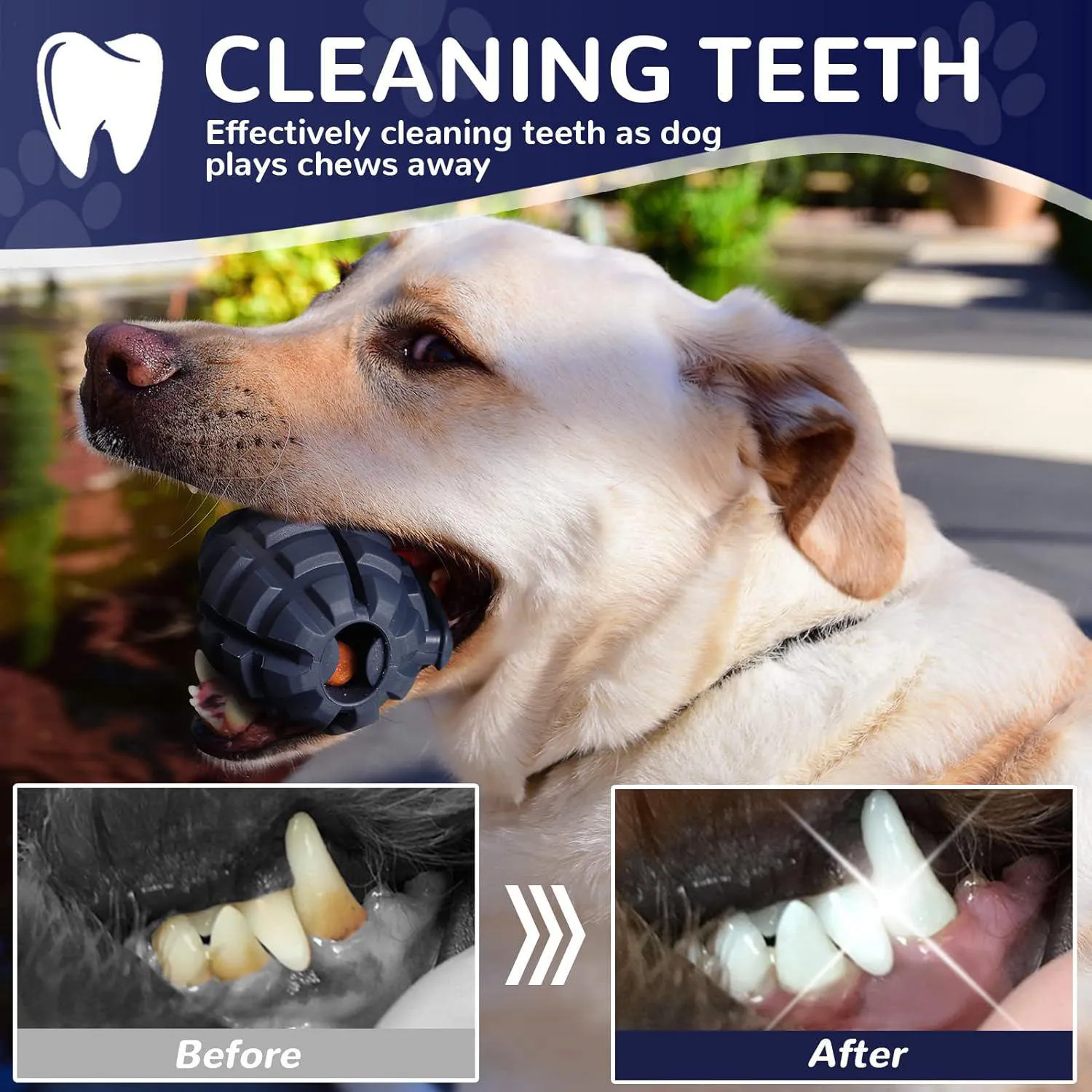 Juguete Para Perros Con Forma De Granada De Goma Resistente Rellenable E Interactivo 4