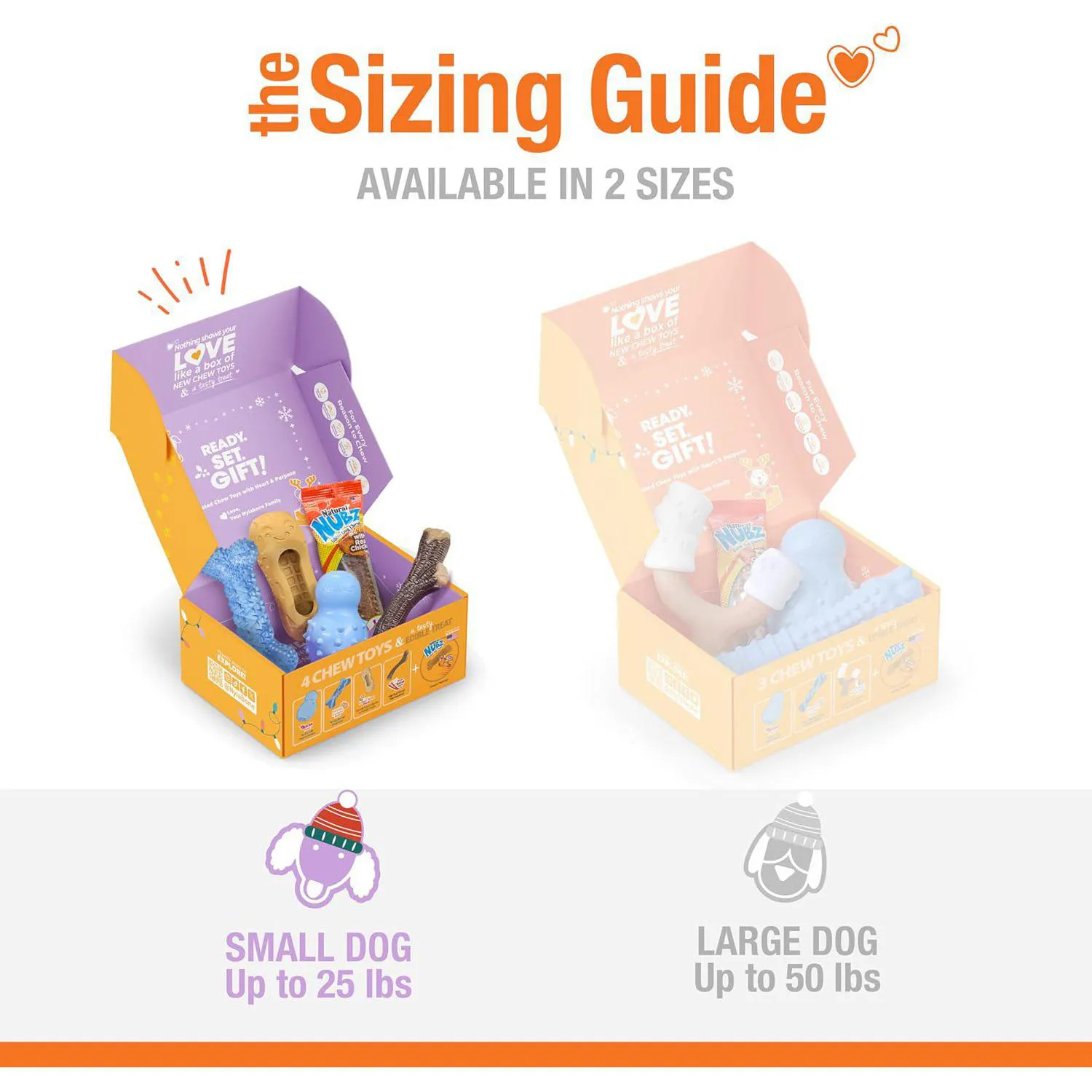 Caja De Regalo Para Perros Con Juguetes Masticables Y Golosina Natural 6