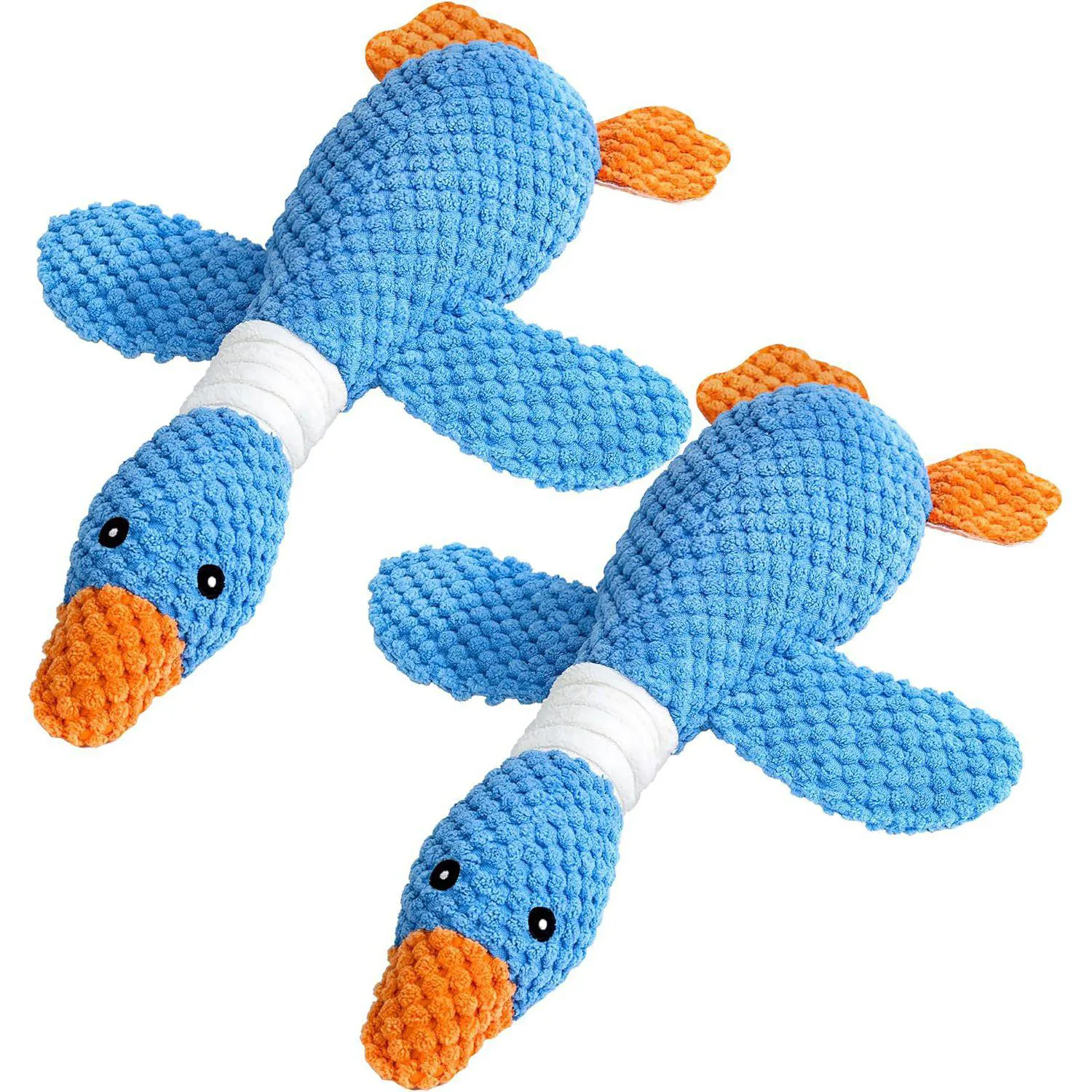 Paquete De Juguetes De Felpa Para Perros Con Diseño De Ganso Resistente Y Chirriante