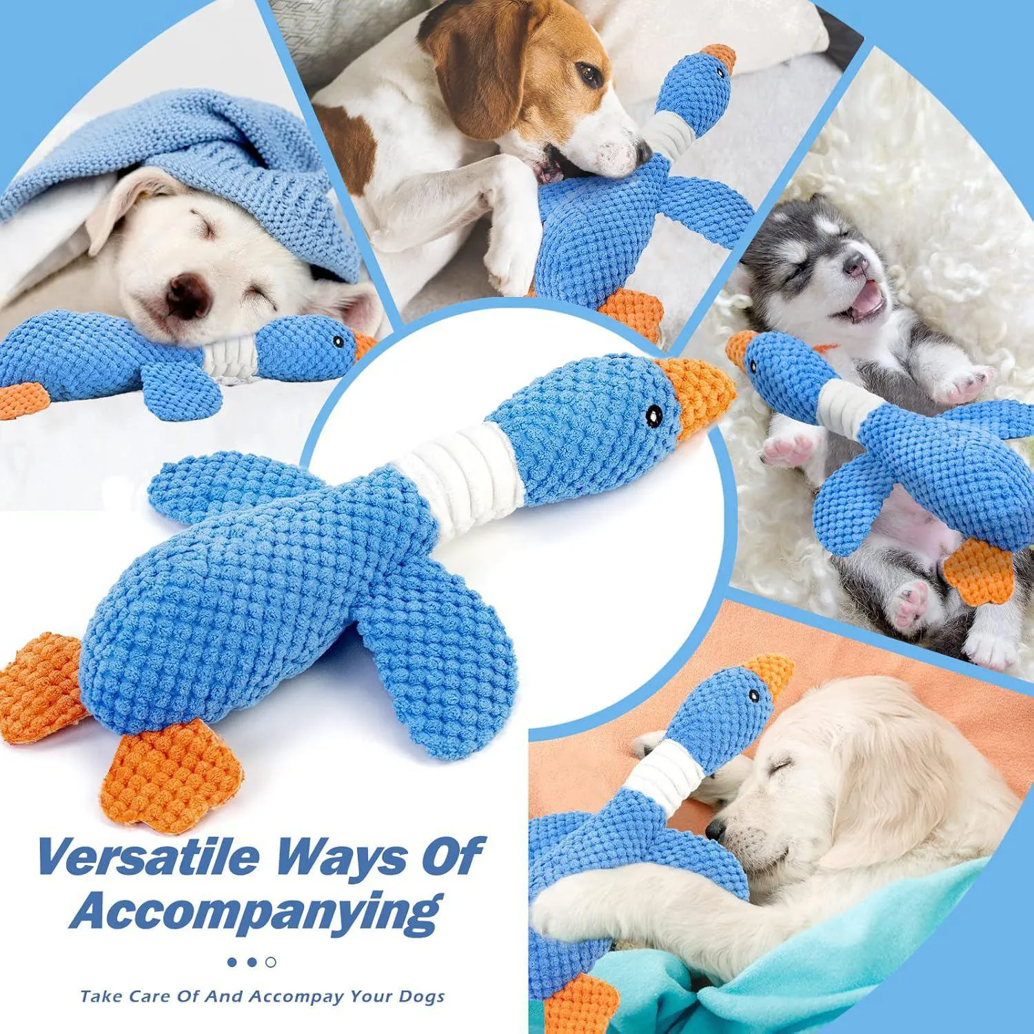 Juguete De Peluche Para Perros Con Sonido Chirriante Y Diseño Resistente 6