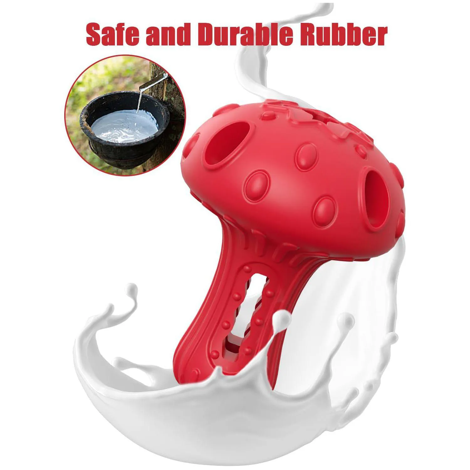 Juguete Interactivo Para Perros Con Forma De Hongo Y Dispensador De Golosinas 3