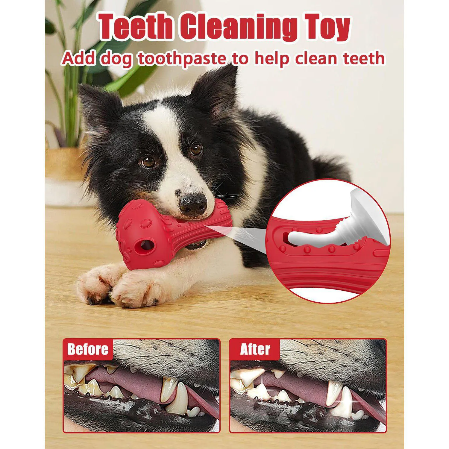 Juguete Interactivo Para Perros Con Forma De Hongo Y Dispensador De Golosinas 5