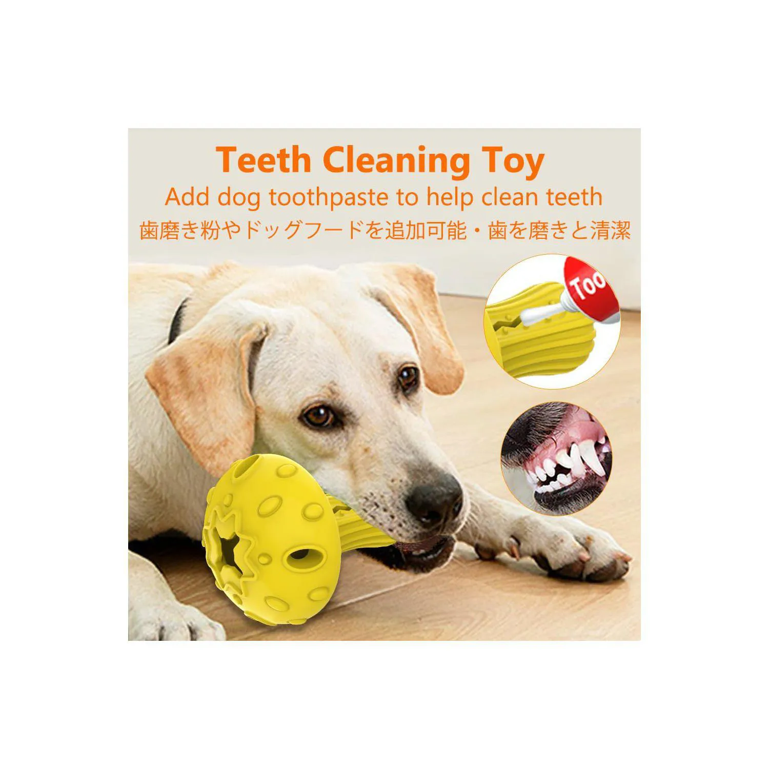 Juguete Para Perros Con Dispensador De Golosinas De Goma Resistente E Interactivo 4