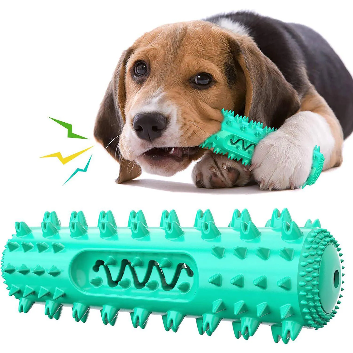 Juguete De Limpieza Dental Para Perros Con Diseño Rellenable Y Material Seguro