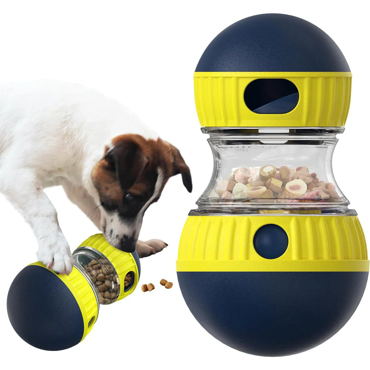Juguete Interactivo Para Perros Con Dispensador De Golosinas Seguro Y Resistente