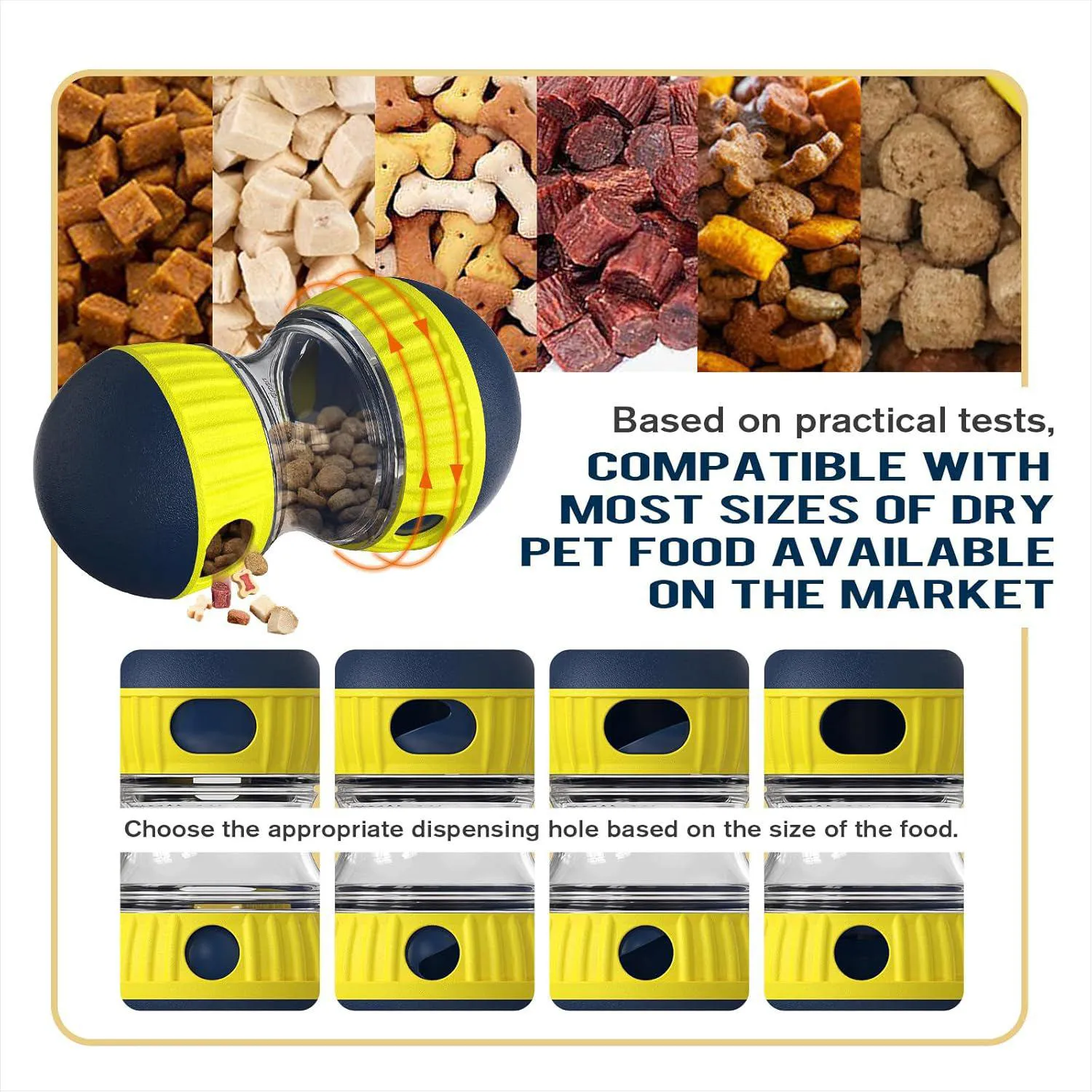 Juguete Interactivo Para Perros Con Dispensador De Golosinas Seguro Y Resistente 3