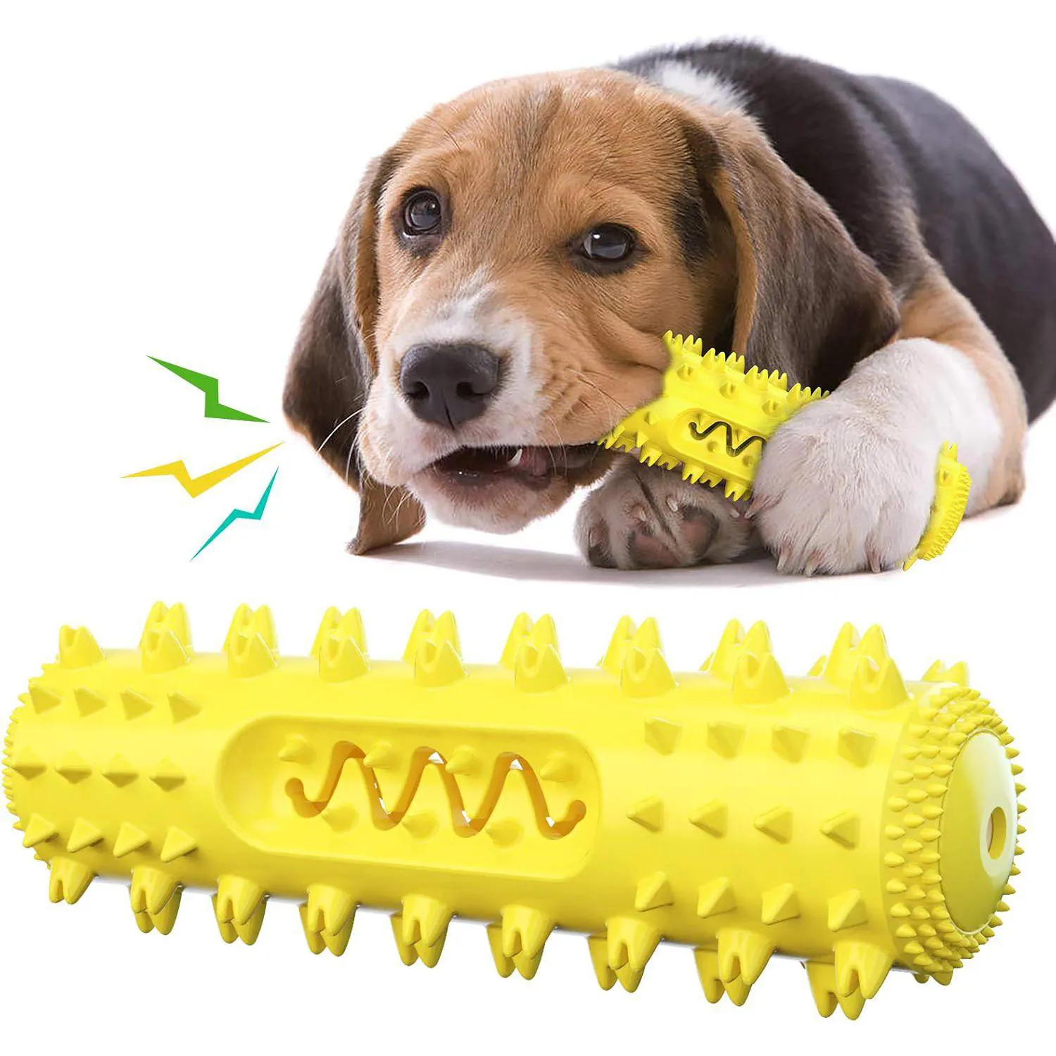 Palo Masticable Para Perros Con Diseño De Cepillo Dental Y Sabor A Mantequilla De Maní