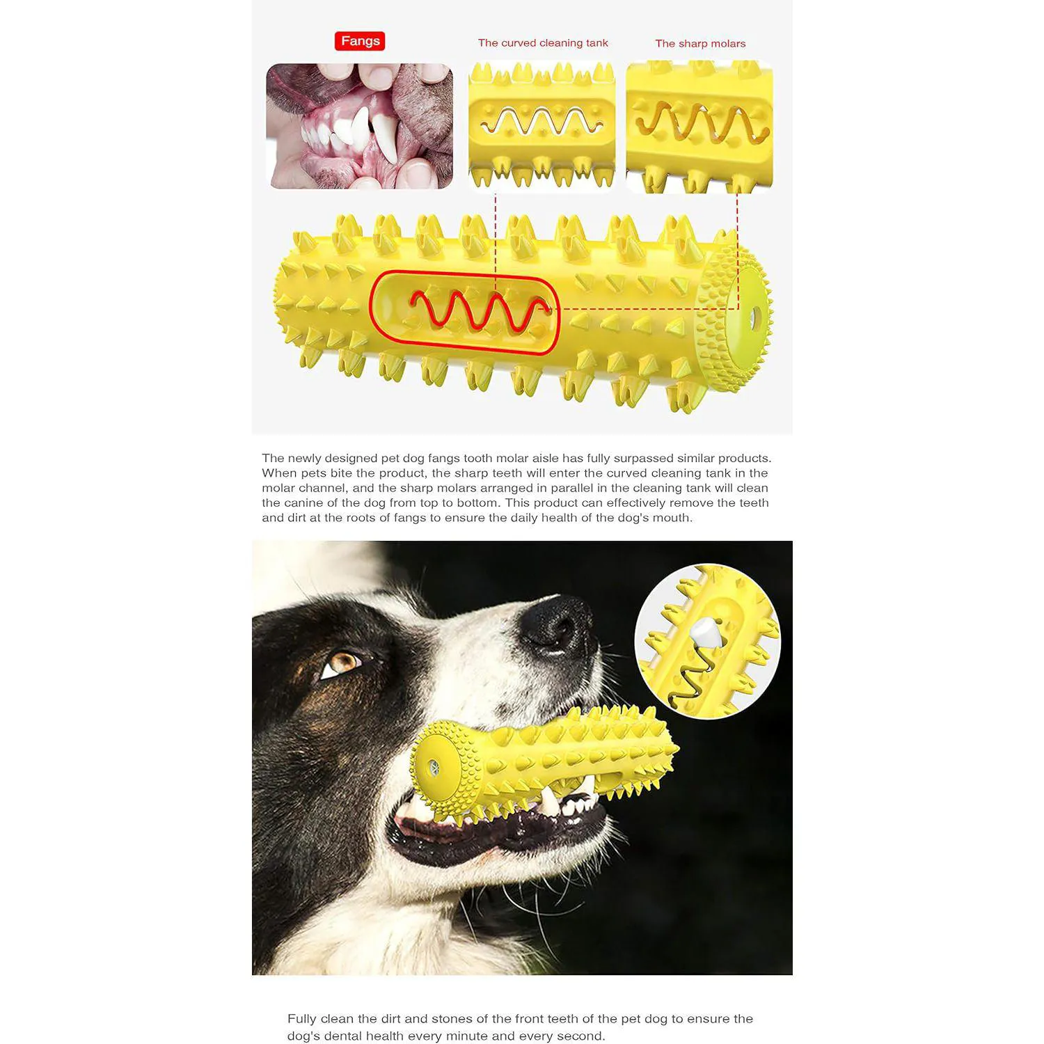 Palo Masticable Para Perros Con Diseño De Cepillo Dental Y Sabor A Mantequilla De Maní 5