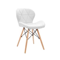 Silla Comedor Mariposa Blanco Bonno