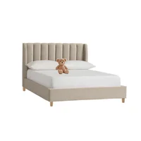 Base Cama con Espaldar Sencillo Infantil Bony 100x190x115 Taupe
