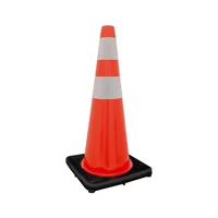 Cono de Precaución Con Banda Reflejante 70 cm x 35 cm Surtek