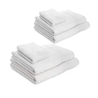 Set X 30 Toallas Corporales y de Mano Blanca: 20 Grande + 10 Mediana