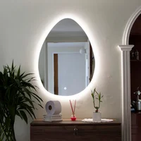 Espejo Flotante Maui 60X80 Cm Con Luz Led Cálida