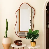 Espejo Irregular Corsega 60X120 Cm Marco Mdf Oro Rosa