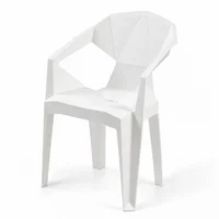 Silla De Exterior Tipo Origami Plástico Reposabrazos