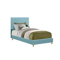 Base Cama con Espaldar Semidoble Infantil Nino 120x190x115 Azul Claro