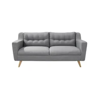 Sofá Loto 3 puetos 180x80x85 cm Gris