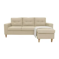 Sala en L cielo 190x80x80 cm Beige