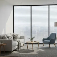 Pelicula Decorativa  Persiana Degra Blanca  1.22x2m