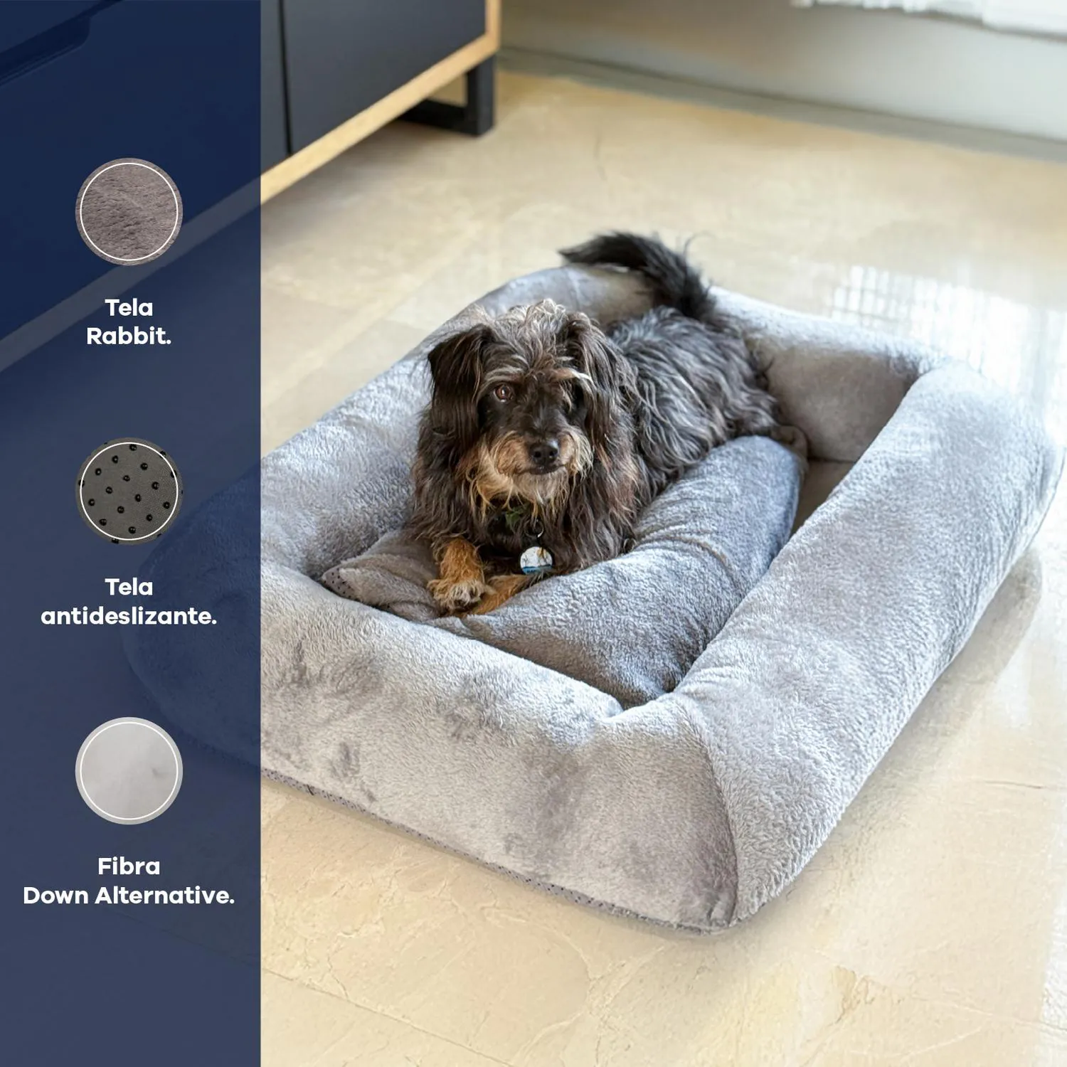 Cama para Perros Cozy Soft Grande 70x90x15