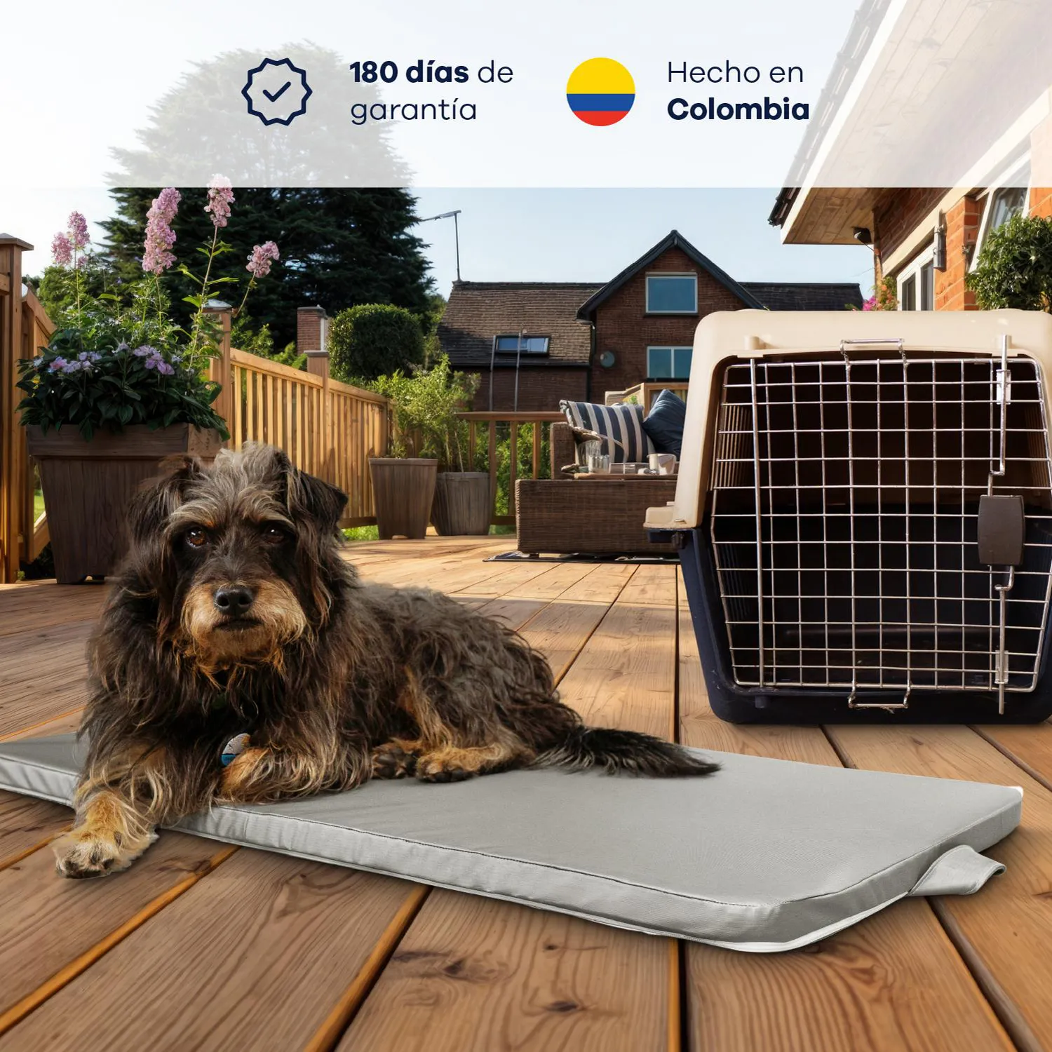 Cama para Perros Cozy Safe Mediana 49x77x3 3
