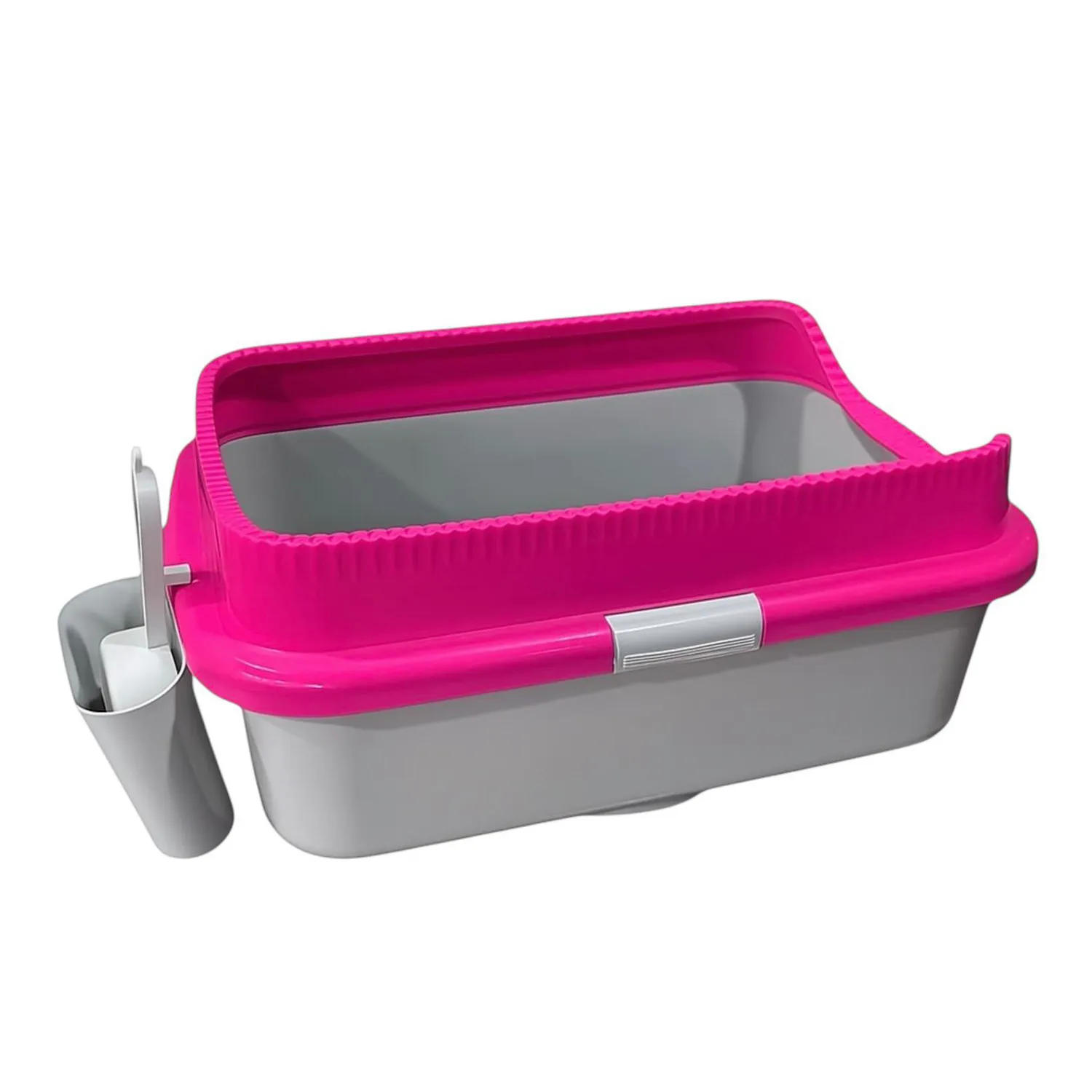 Arenera Fucsia Doble Altura Xl + Pala 57.5*41.5*25H