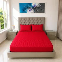 Protector De Colchón Acolchado Cama King + Fundas De Almohada